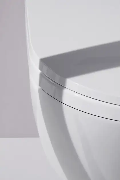 Унитаз-биде Rimless (безободковый) Laufen Cleanet Riva (сиденье в комплекте), белый глянцевый (820691.400.000.1) фото 20 Aquada.com.ua