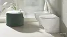 Унитаз напольный NewFlush (безободковый) Catalano Italy с сиденьем Soft Close, белый глянцевый (1VPECORIT00+5ITSTF00) фото 3 Aquada.com.ua