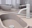 Донный клапан Clic-Clac Paffoni Light (цвет - белый матовый) (ZSCA050BO) фото 2 Aquada.com.ua