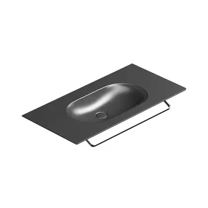 Раковина подвесная Catalano Horizon 100 х 50 см, Satin black (1100HZNS) фото 1 Aquada.com.ua