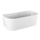 Ванна акриловая, пристенная, с установленной системой Knief Fresh Wall 180 x 80 см, со сливом-переливом (0100-231-06+0100-091-06) фото 1 Aquada.com.ua