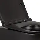 Унітаз підвісний Qtap Robin безобідковий з сидінням Slim Soft-close QT1333046ERMB (QT1333046ERMB) фото 3 Aquada.com.ua