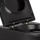 Унітаз підвісний Qtap Robin безобідковий з сидінням Slim Soft-close QT1333046ERMB (QT1333046ERMB) фото 4 Aquada.com.ua
