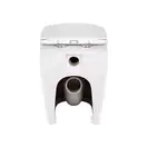 Унитаз напольный Qtap Swan безободковый с сиденьем Soft-close QT16223178W (QT16223178W) фото 4 Aquada.com.ua