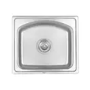 Кухонная мойка Qtap 4842  0,8 мм Micro Decor (QT4842MICDEC08) (QT4842MICDEC08) фото 1 Aquada.com.ua