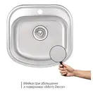 Кухонная мойка Qtap 4947 0,8 мм Micro Decor (QT4947MICDEC08) (QT4947MICDEC08) фото 3 Aquada.com.ua
