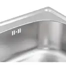 Кухонная мойка Qtap 5047 0,8 мм Satin (QT5047SAT08) (QT5047SAT08) фото 6 Aquada.com.ua