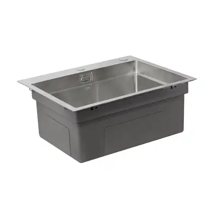 Набір 3 в 1 Qtap кухонна мийка DH5050 3.0/1.2 мм Satin + сушарка + дозатор для миючого засобу (QTDH5050SET3012) фото 4 Aquada.com.ua