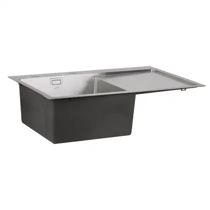 Набір 3 в 1 Qtap кухонна мийка DK6845L 3.0/1.2 мм Satin + сушарка + дозатор для миючого засобу (QTDK6845LSET3012) фото 4 Aquada.com.ua