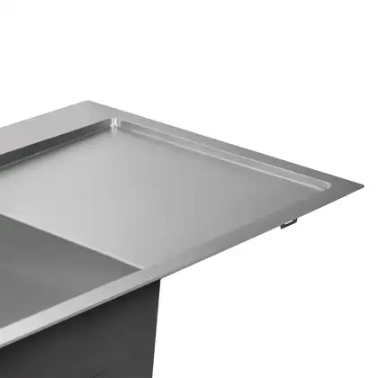 Набір 3 в 1 Qtap кухонна мийка DK6845L 3.0/1.2 мм Satin + сушарка + дозатор для миючого засобу (QTDK6845LSET3012) фото 6 Aquada.com.ua