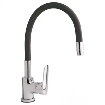 Смеситель для кухни Qtap Linea CRB 007F с рефлекторным изливом (QTLINCRB007F) фото 1 Aquada.com.ua