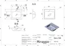 MIRAGGIO Умивальник DELLA 500 (0000174)