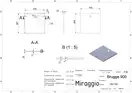 MIRAGGIO BRUGGE 900 Душовий піддон, литий мармур (0000615)