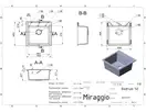 MIRAGGIO Кухонная мойка BODRUM 510 песочная (0000004)