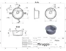 MIRAGGIO Кухонная мойка MALIBU жасмин (0000028)