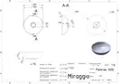 MIRAGGIO Умивальник PALERMO MATT (0000231)
