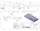 MIRAGGIO Умивальник VIOLA 1000 (0000622)