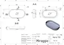 MIRAGGIO Умивальник MARTA 750 MATT (0000729)