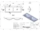 MIRAGGIO Умивальник JESSEL 1200-2 MATT (0000784)