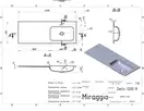MIRAGGIO Умывальник DELLA 1200 R MATT (0000914)