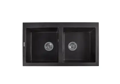 MIRAGGIO Кухонная мойка WESTEROS черная (0000064)