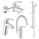 Grohe Eurosmart M-Size Набор смесителей, хром (123248MK)