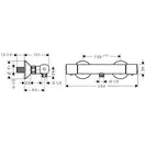 Hansgrohe Ecostat Universal Термостат для душу, хром (13122000)