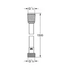 Душовий шланг Grohe Rotaflex (28409001)