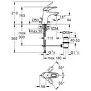 Змішувач для раковини S-розміру Grohe Eurostyle (33558LS3)