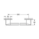 Поручень для ванни/тримач для рушника Grohe Selection Cube (40807000)