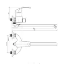 Смеситель для ванны Qtap Premiere CRM 005 New (QTPRECRM005NEW)