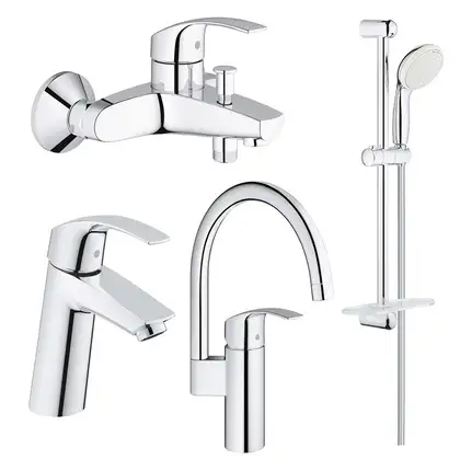 Grohe Eurosmart M-Size Набор смесителей, хром (123248MK)
