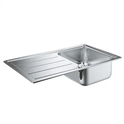 GROHE Мийка для кухні 860 x 500 мм з ексцентриком, 1 чаша, матова (31571SD0) GROHE Мийка для кухні 860 x 500 мм з ексцентриком, 1 чаша, матова (31571SD0)