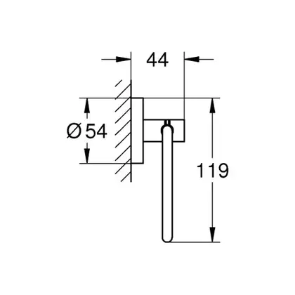 GROHE Набір аксесуарів Essentials  4 в 1 (40823001)