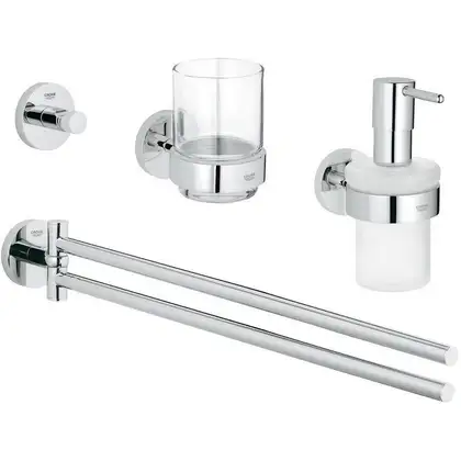 Набір аксесуарів 4 в 1 Grohe Essentials New (40846001)