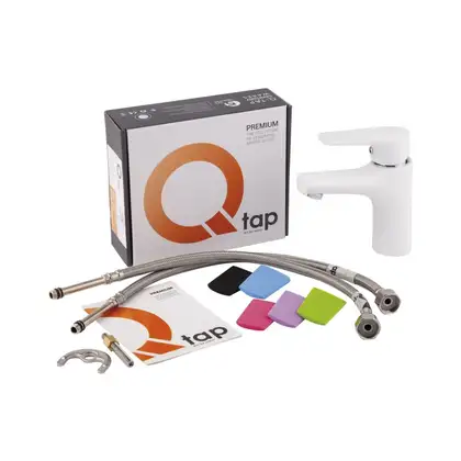 Смеситель для раковины Qtap Polaris WHI 001 (QTPOLWHI001)