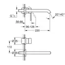 Змішувач для раковини прихованого монтажу Grohe Essence New (19967001)