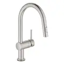 Grohe Minta Touch Змішувач для кухні, SuperSteel (31358DC2)