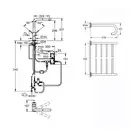 Набор Grohe смеситель для кухни сенсорный Minta Touch 31360001 + полка для полотенец Essentials Authentic 40660001 (3136000140660000)
