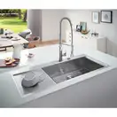Grohe K1000 Кухонна мийка з крилом, нержавійка (31582SD0)