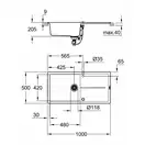 Композитна мийка для кухні Grohe K400 (31641AP0)
