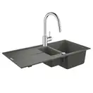 Набор Grohe мойка кухонная K400 31642AT0 + смеситель Eurosmart Cosmopolitan 31481001 (31642AT031481001)