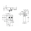 Набор Grohe мойка кухонная K500 31648AT0 + дозатор для моющего средства Contemporary 40536000 (31648AT040536000)