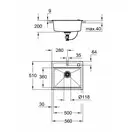 Композитна мийка для кухні Grohe K700 (31651AT0)