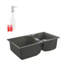 Набор Grohe мойка кухонная K700 31658AT0 + дозатор для моющего средства Contemporary 40536000 (31658AT040536000)