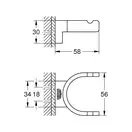 Подвійний гачок Grohe Selection (41049000)