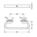 Поручень для ванної Grohe Selection (41064000)