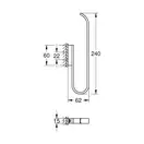 Тримач для запасного рулону туалетного паперу Grohe Selection (41067000)