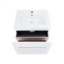 Комплект Qtap Virgo 600х580х437 White/Whitish oak тумба подвесная + раковина врезная  QT1872TPА6013060CW (QT1872TPА6013060CWWO)