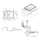 Кухонная мойка Qtap CS 7440 Beige (QT7440BEI551)